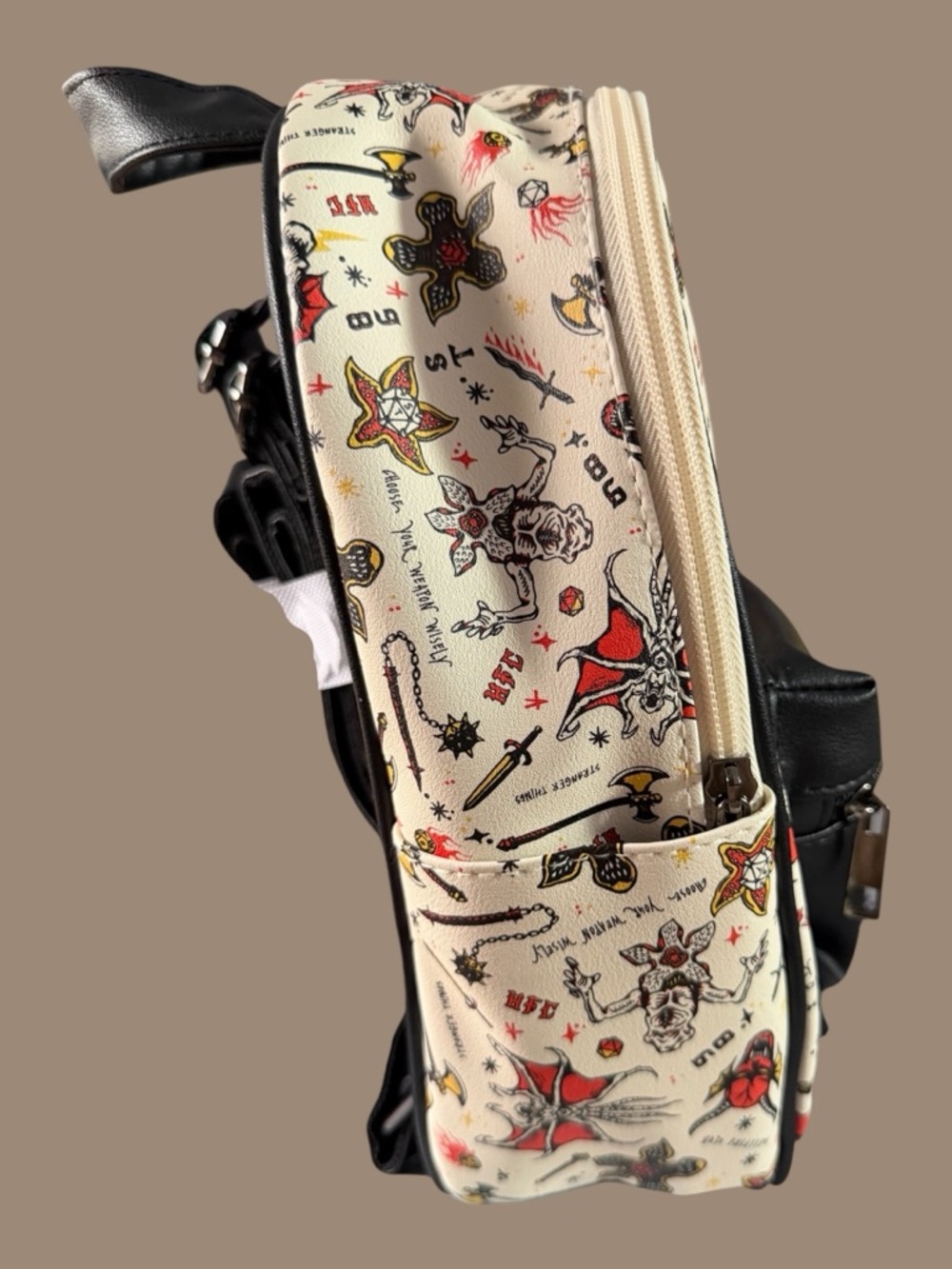 Netflix Stranger Things Hellfire Club Women's 10.5" Mini Backpack - Picture 6 of 10